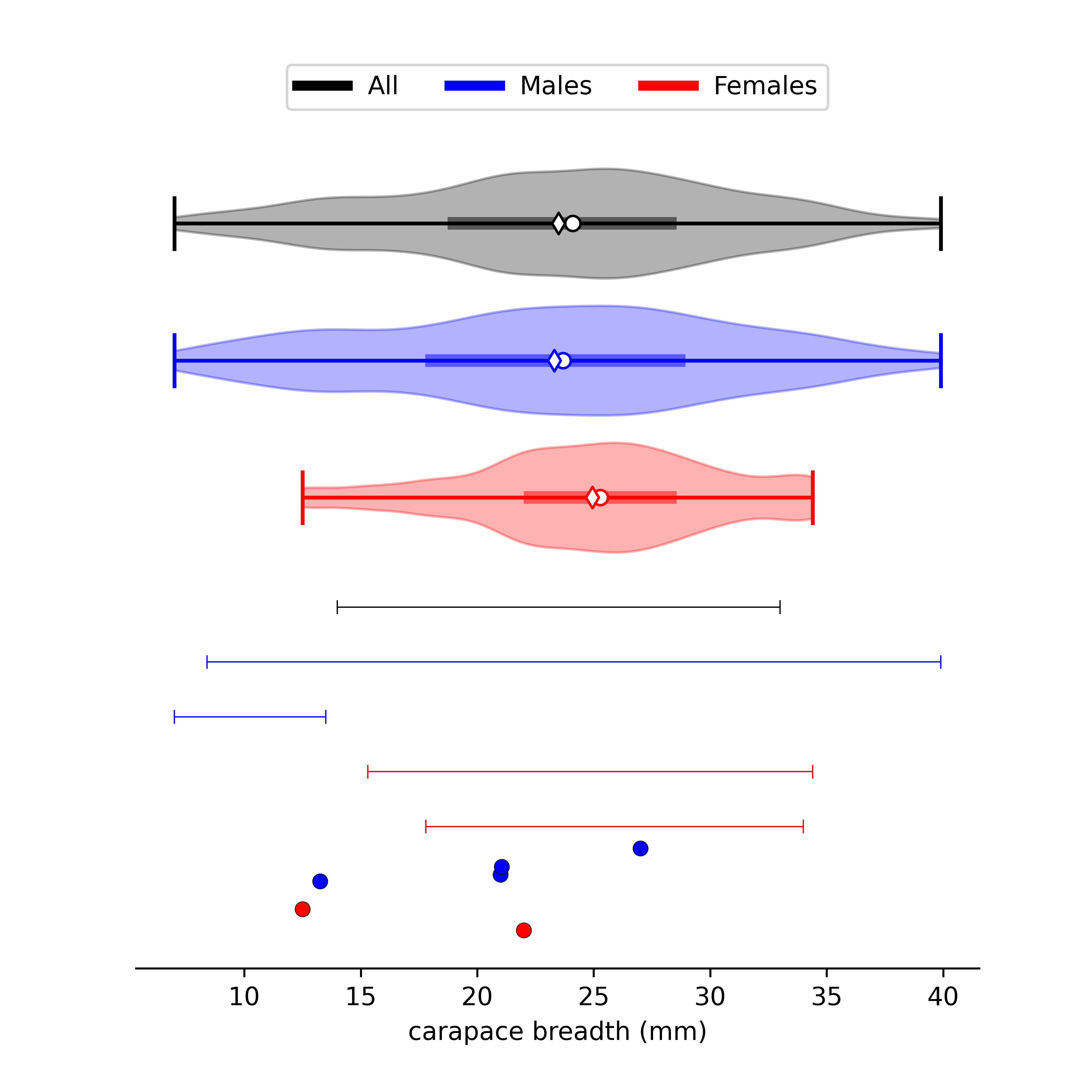size data for Tubuca dussumieri
